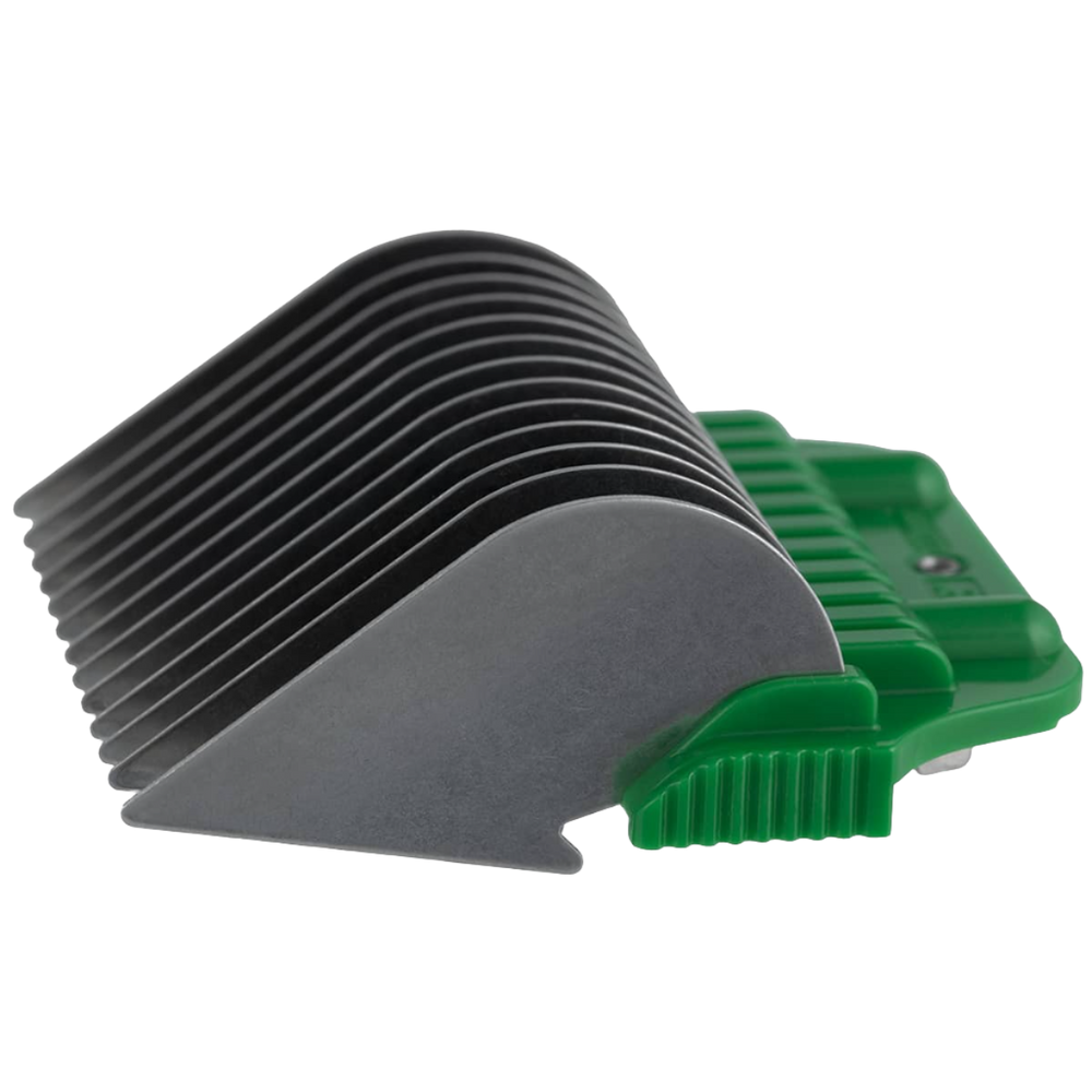 #C 7/8″ Green Wide Snap on Comb by PetStore.Direct