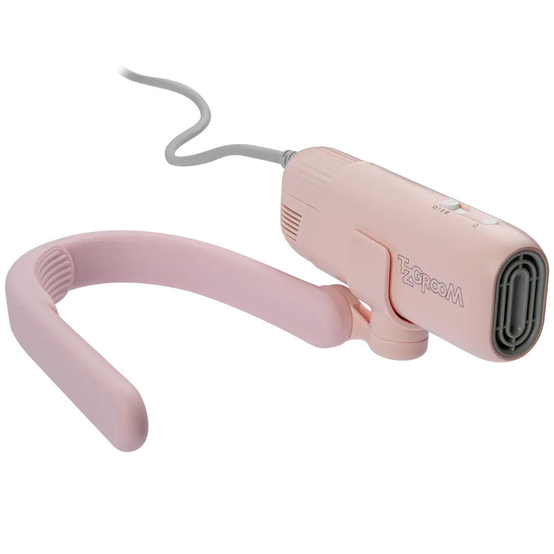 Pink Mini Portable Neck Dryer by TZGroom