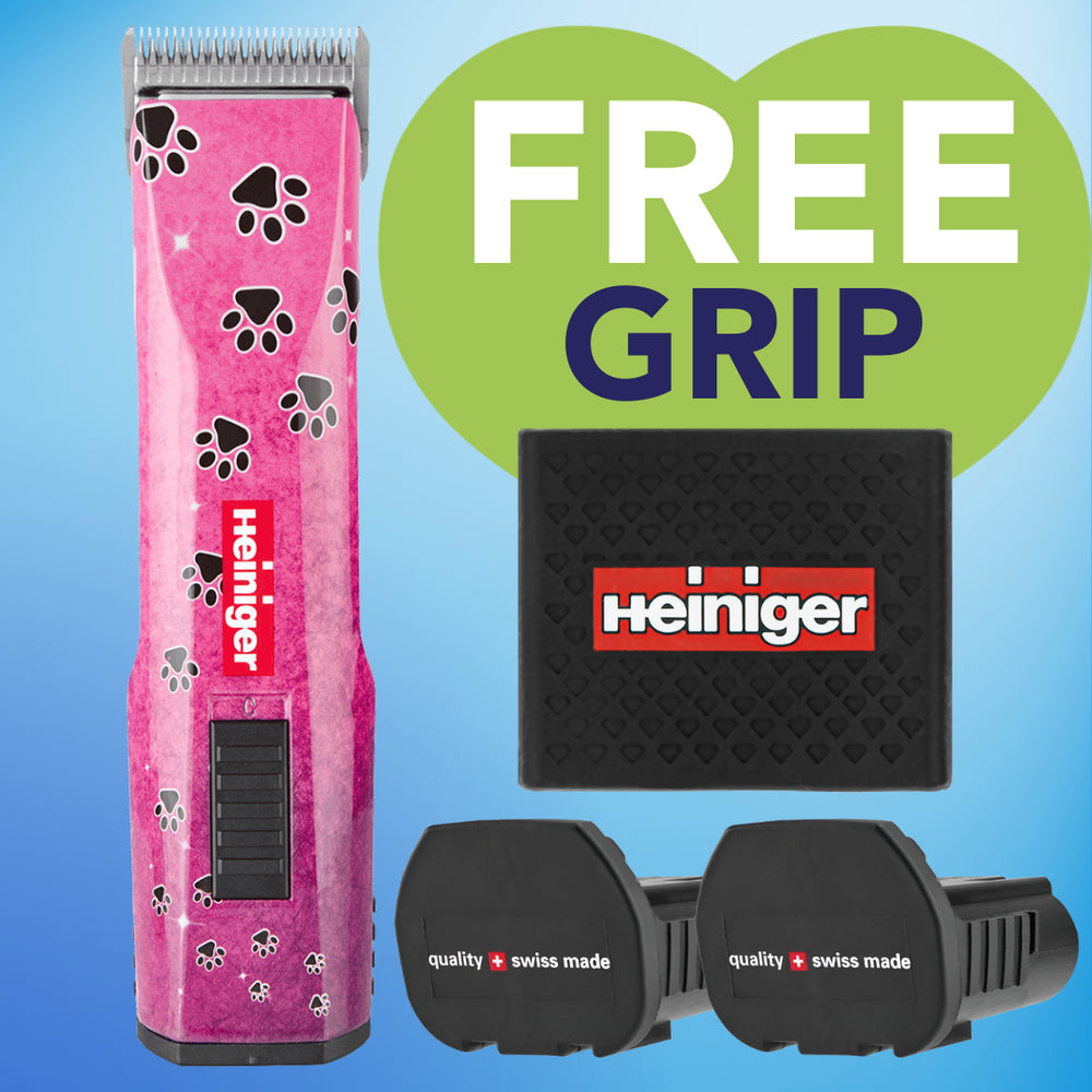 Pink Paws Saphir Cordless Clipper Two Batteries