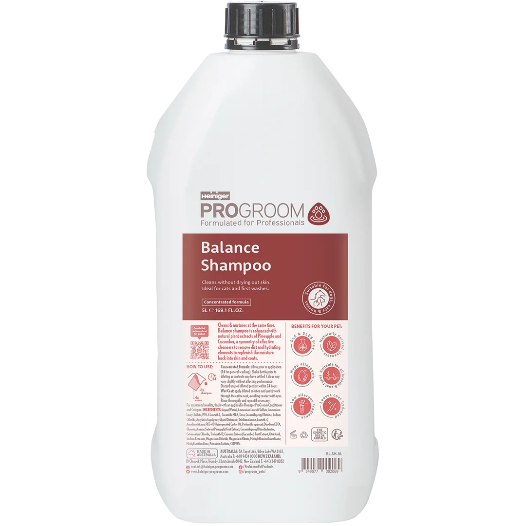 Balance Shampoo 5 Litre by Heiniger ProGroom