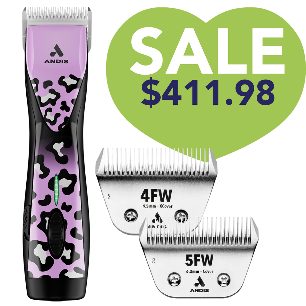 Pulse ZR II Wild Clipper with Free 4FW and 5FW Blades by Andis