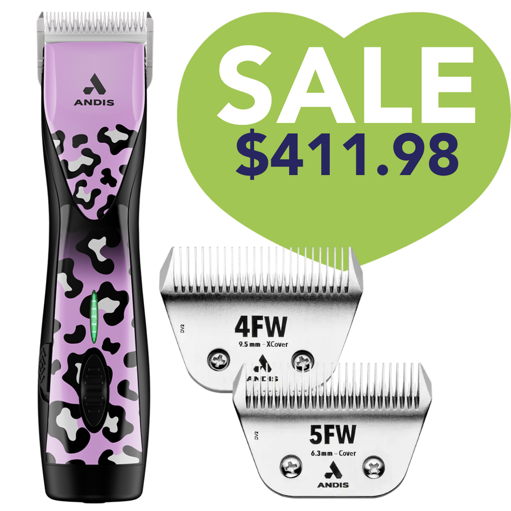 Pulse ZR II Wild Clipper with Free 4FW and 5FW Blades by Andis