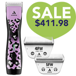 Pulse ZR II Wild Clipper with Free 4FW and 5FW Blades by Andis