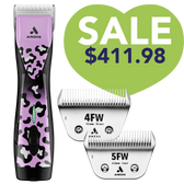 Pulse ZR II Wild Clipper with Free 4FW and 5FW Blades by Andis
