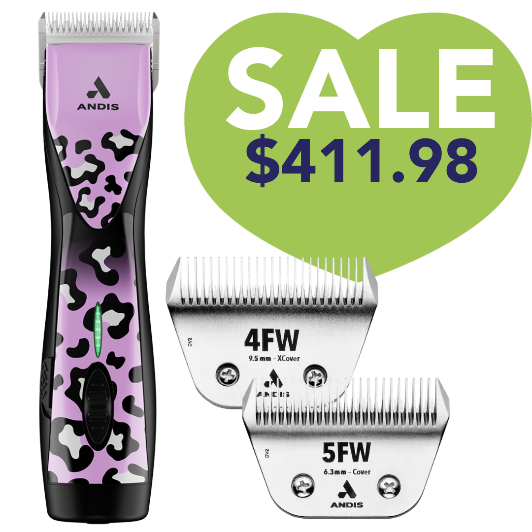 Pulse ZR II Wild Clipper with Free 4FW and 5FW Blades by Andis