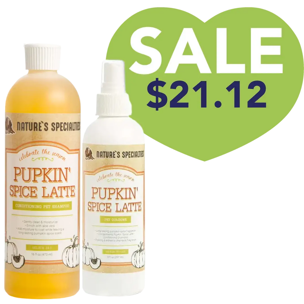 Pupkin Spice Latte Shampoo 16oz and Cologne 8oz Bundle by Nature's Specialties