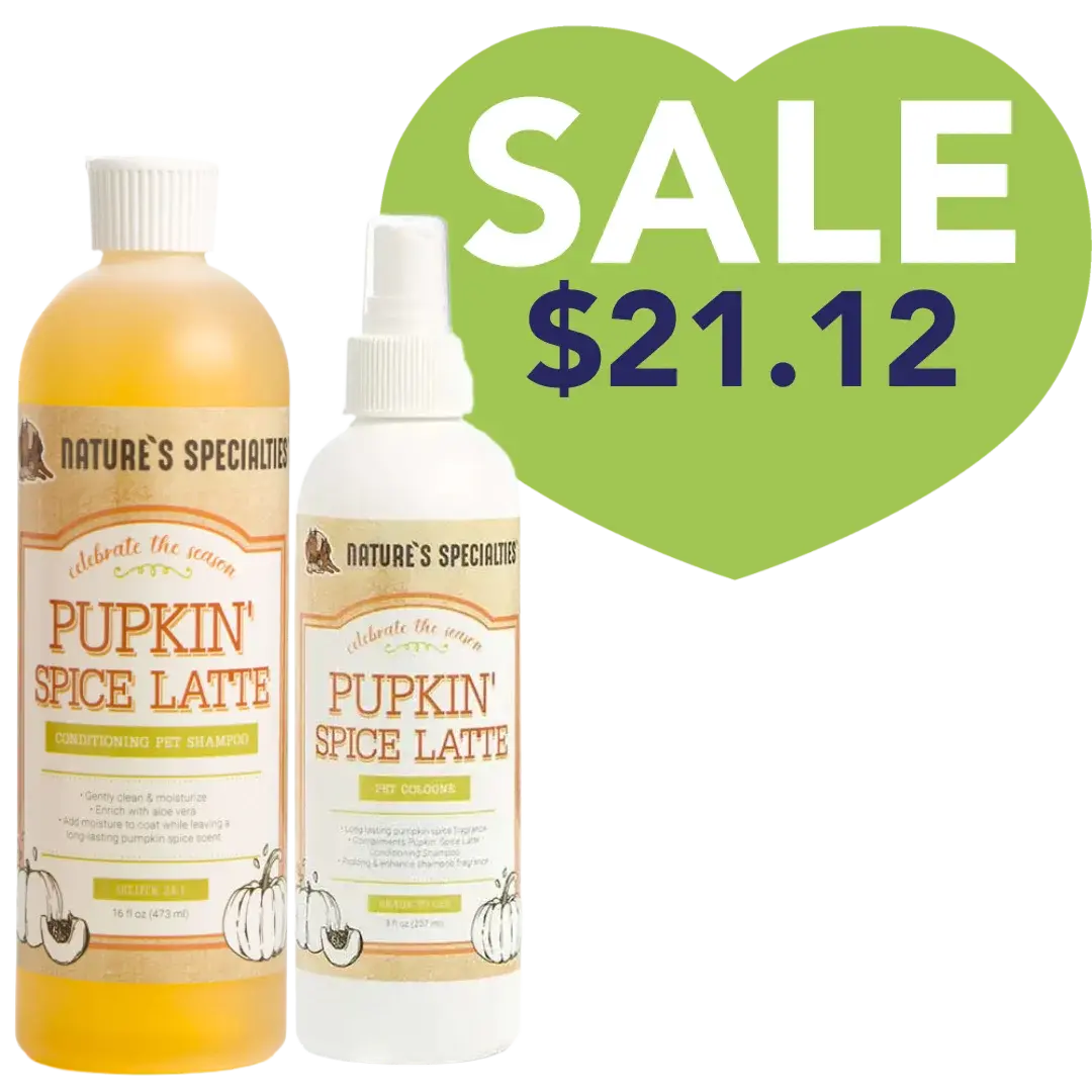 Pupkin Spice Latte Shampoo 16oz and Cologne 8oz Bundle by Nature's Specialties