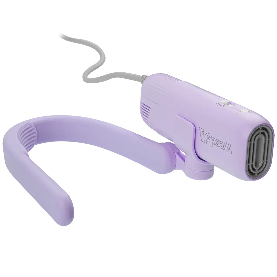 Purple Mini Portable Neck Dryer by TZGroom