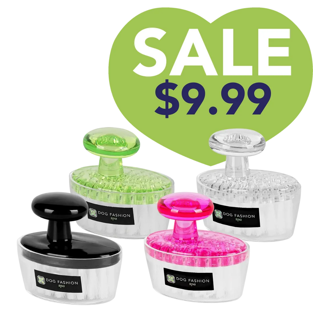 Dog Fashion Spa Set of 4 Face and Paw Brush SALE