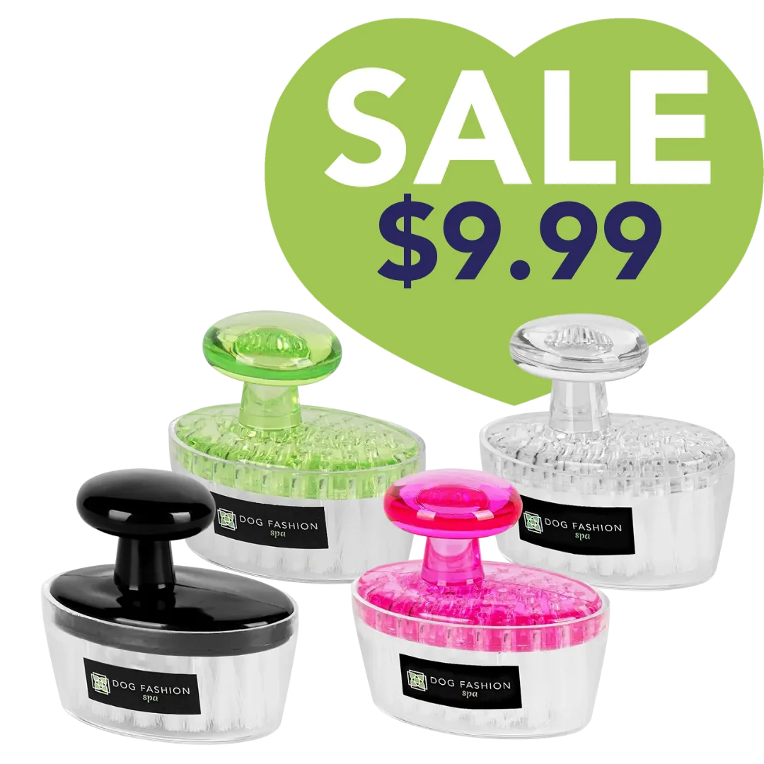 Dog Fashion Spa Set of 4 Face and Paw Brush SALE