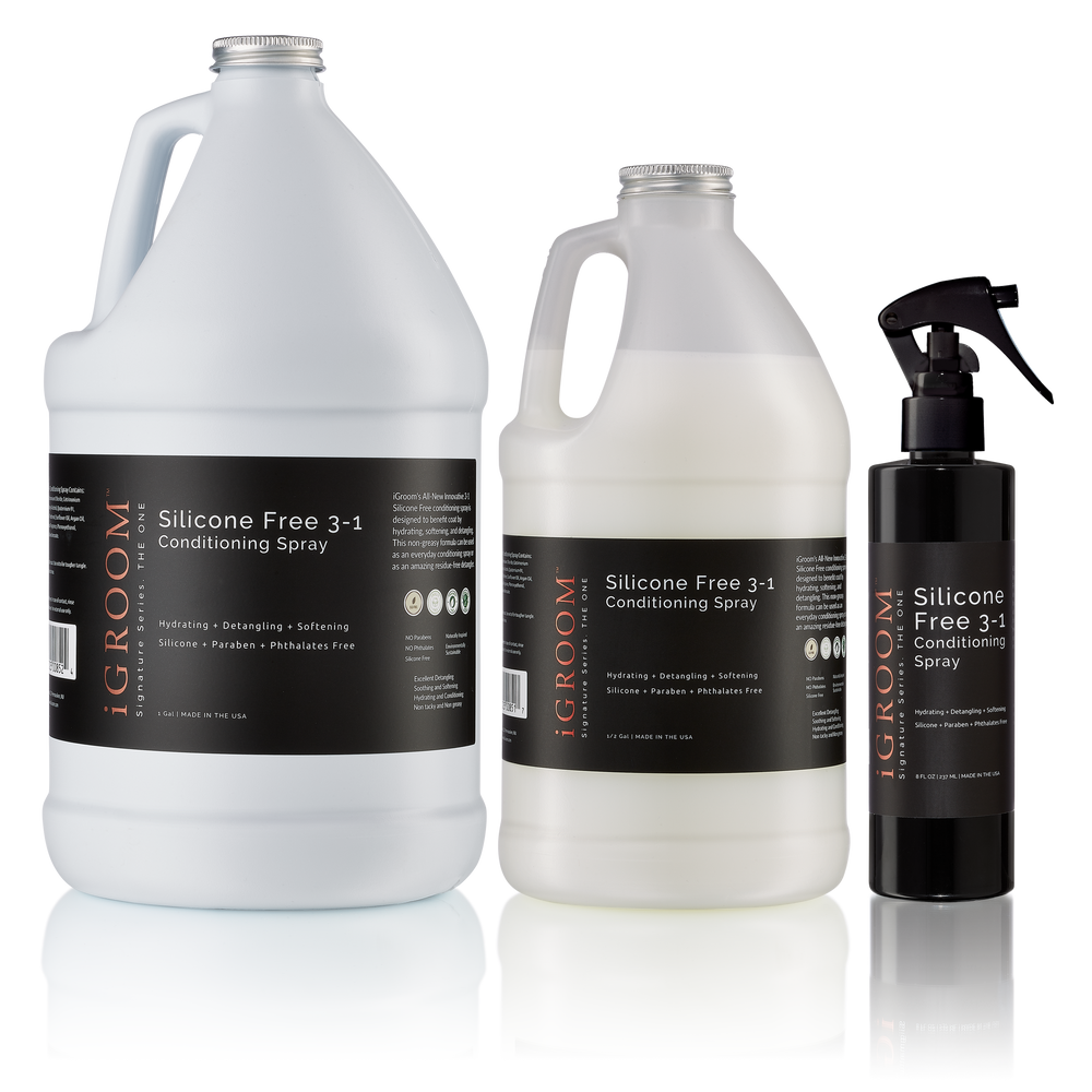 Silicon Free 3-1 All Sizes Spray for Dog Grooming