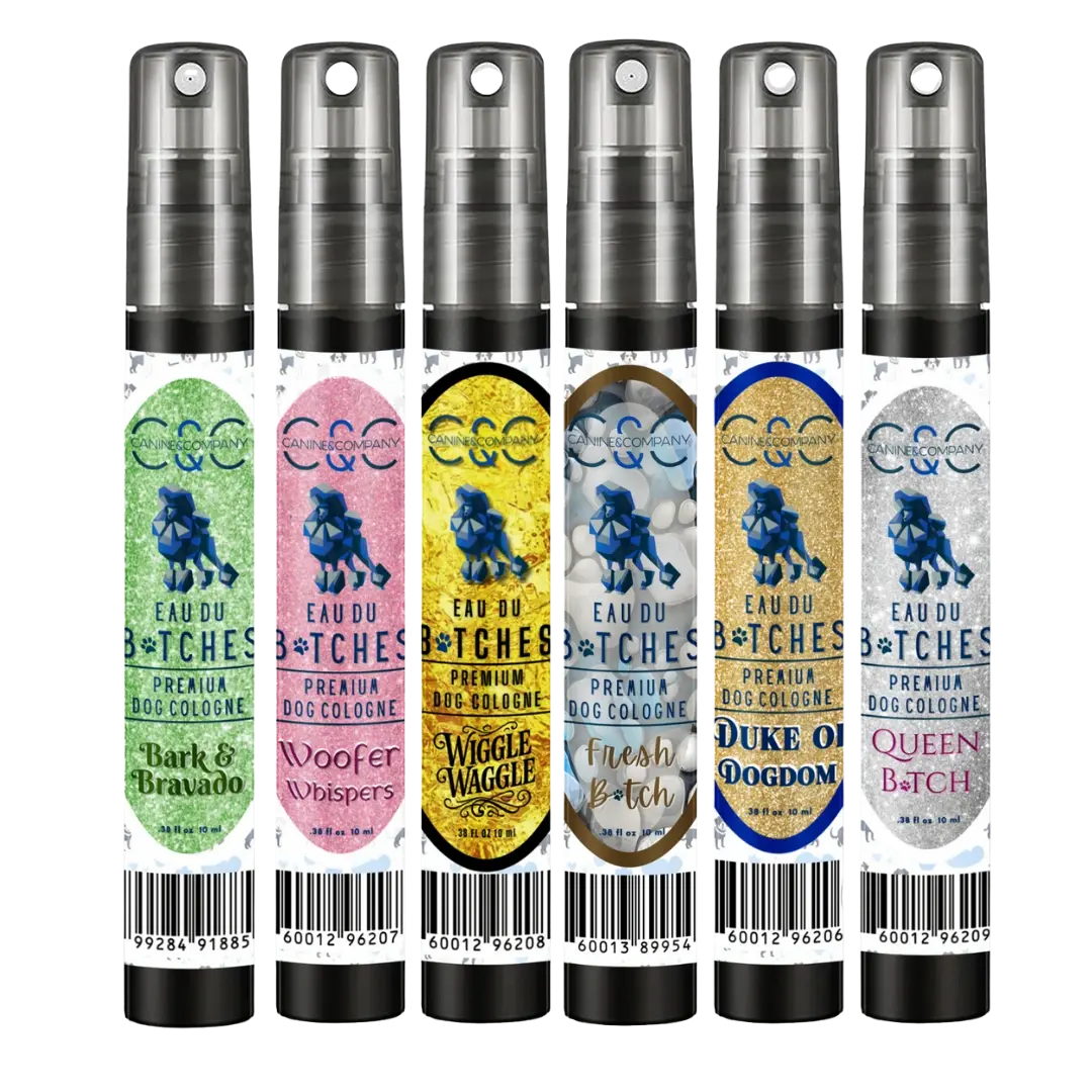 Sniff Collection Kit of 6 Premium Dog Cologne 10ml by Eau Du Bitches