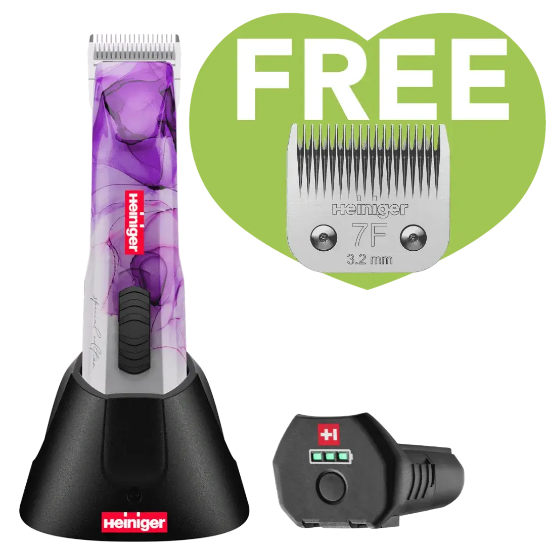 Special Edition Opal Cordless Clipper one battery with 7F Blade by Heiniger