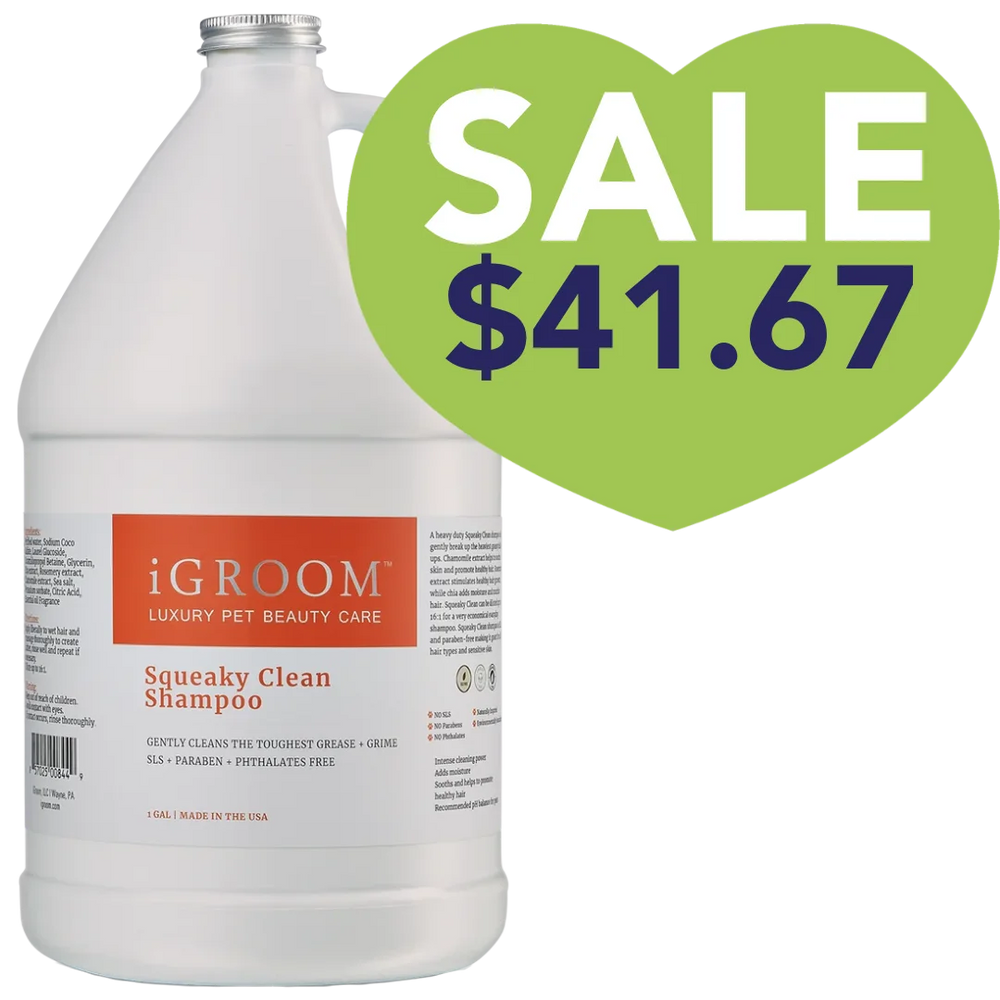 Squeaky Clean Shampoo Gallon by iGroom