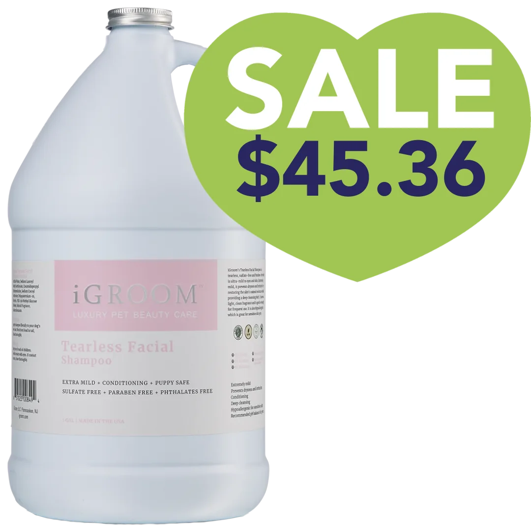Tearless Facial Shampoo Gallon by iGroom