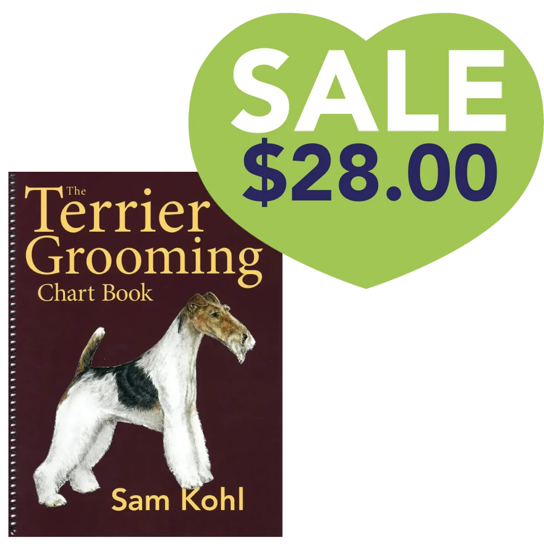 The Terrier Grooming Chart Book by Sam Kohl Large 9