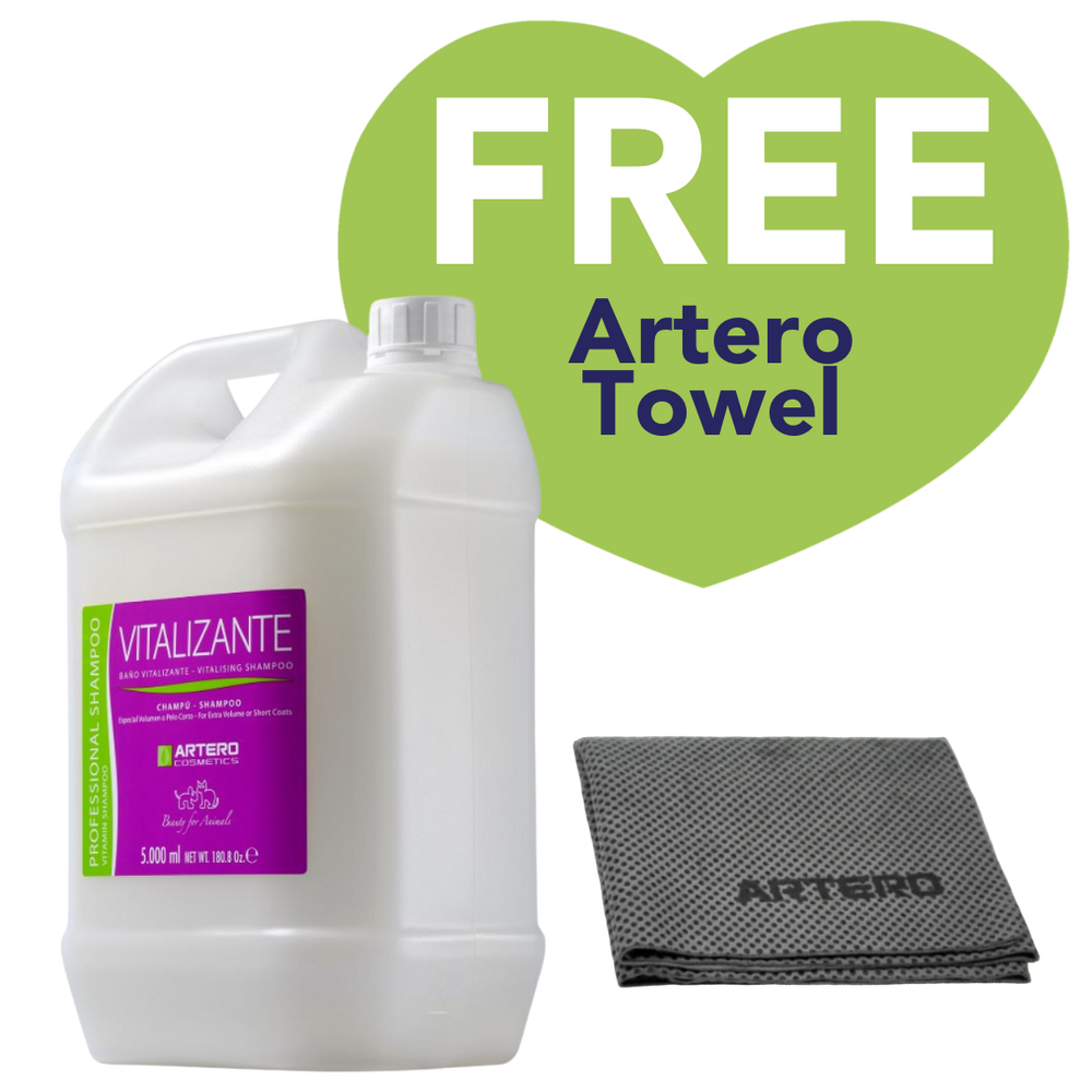 Vitalizante Volumizing Mild Shampoo 5 Liters with Free Towel by Artero