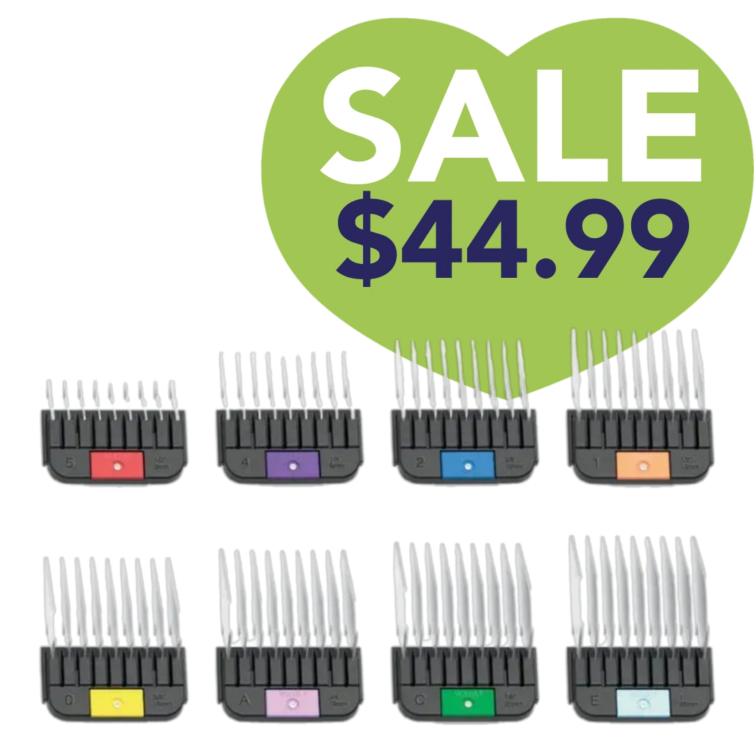 Snap-on Detachable Stainless Steel Attachment Combs by Wahl