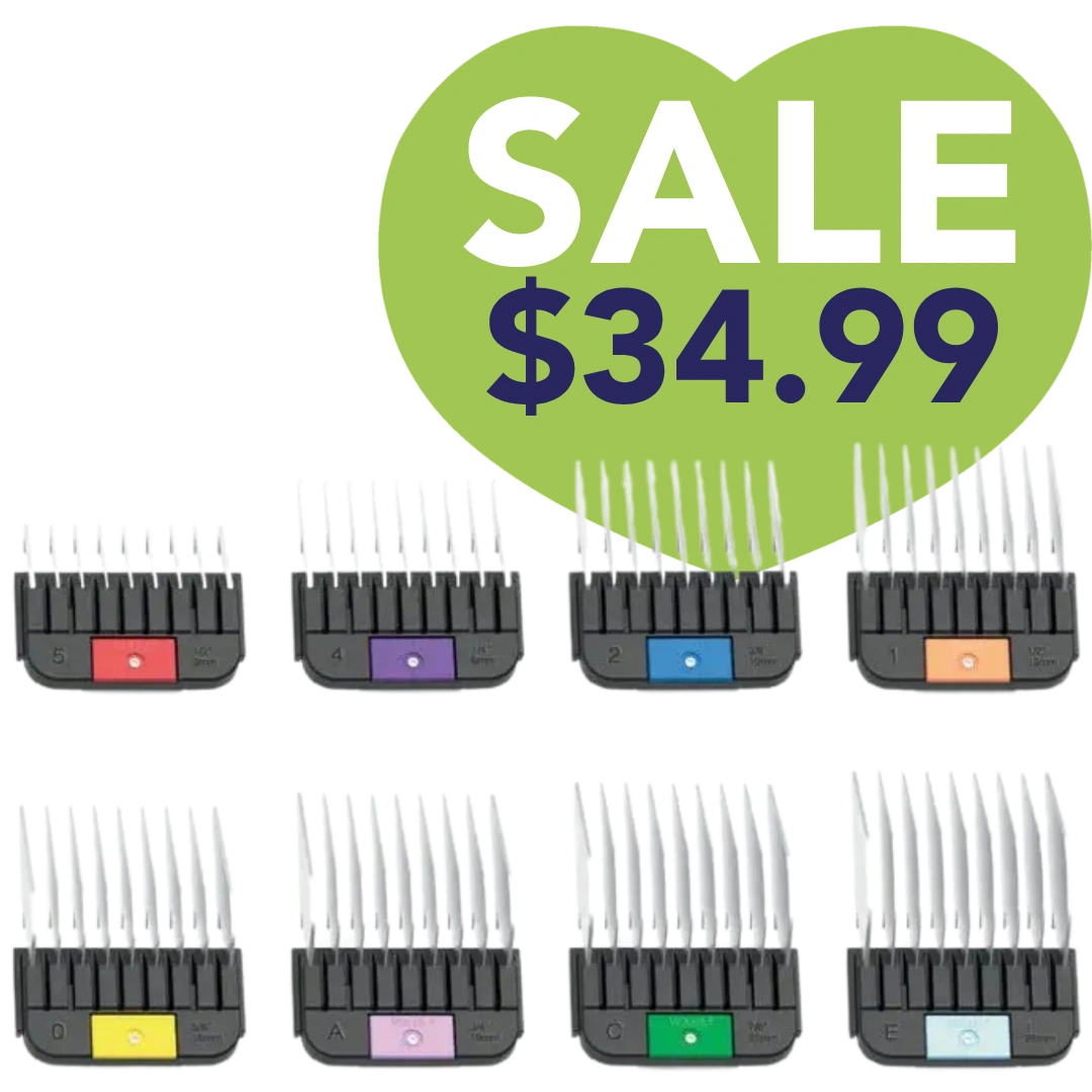 Snap-on Detachable Stainless Steel Attachment Combs by Wahl