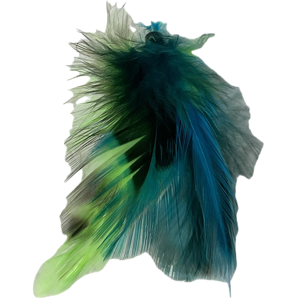 Pack of 10 Feather Extension teal and Green by A Creative Collection