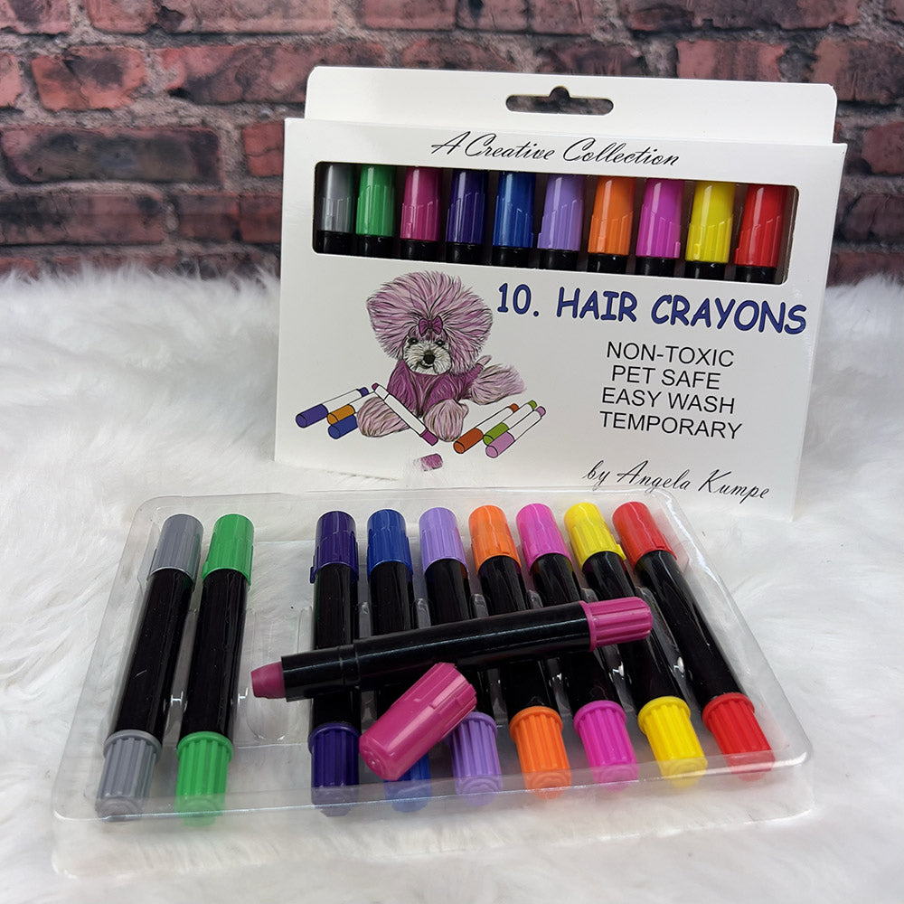 Hair Crayon by A Creative Collection Pack of 10