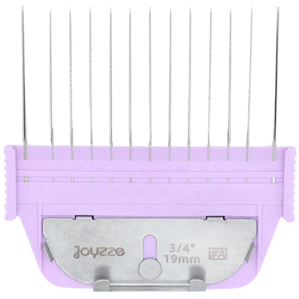 A Series Wide 19mm 3/4" Metal Comb by Joyzze