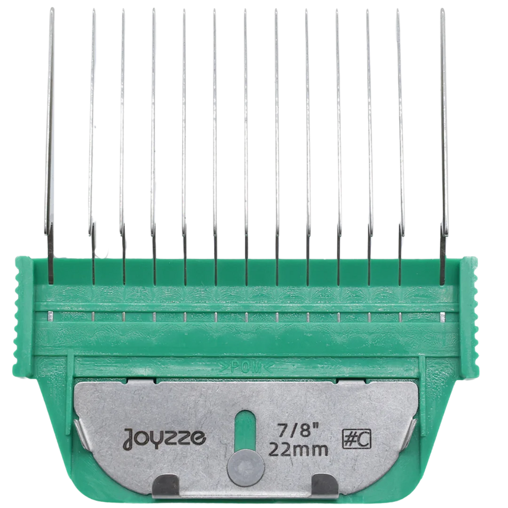 A Series Wide 22mm 7/8" Metal Comb by Joyzze