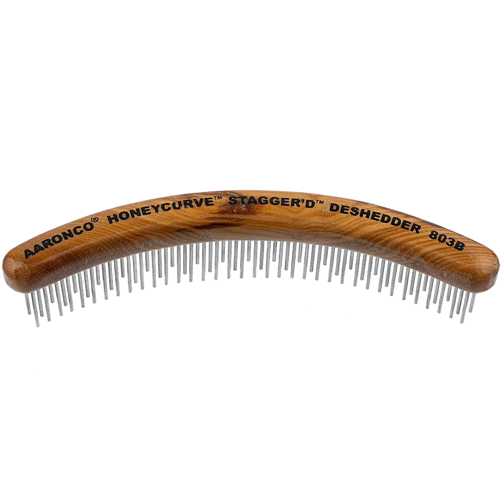 7" HoneyCurve Staggered Pins Comb 803B by Aaronco