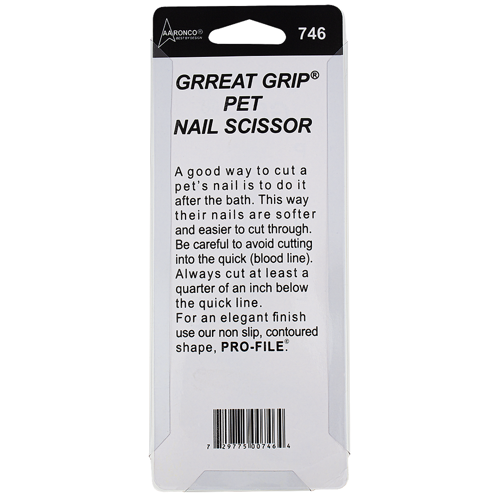 Grreat Grip Pet Nail Scissor 746 by Aaronco