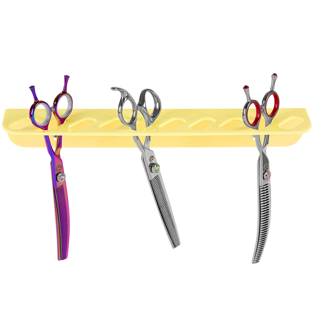 acrylic-10-scissor-holder-wall-mount-yellow-by-petstore-direct