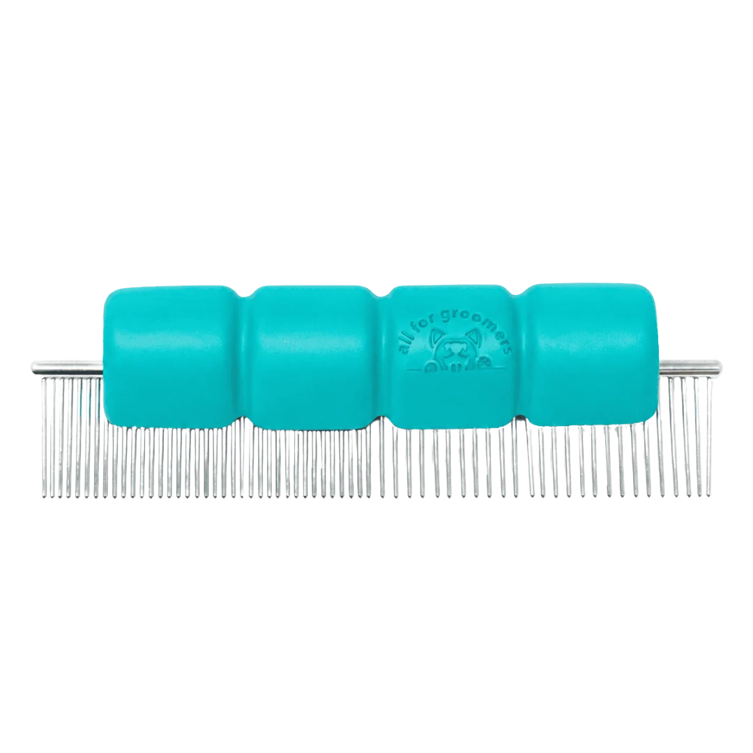 all-for-groomers-hand-saver-comb-holder-teal