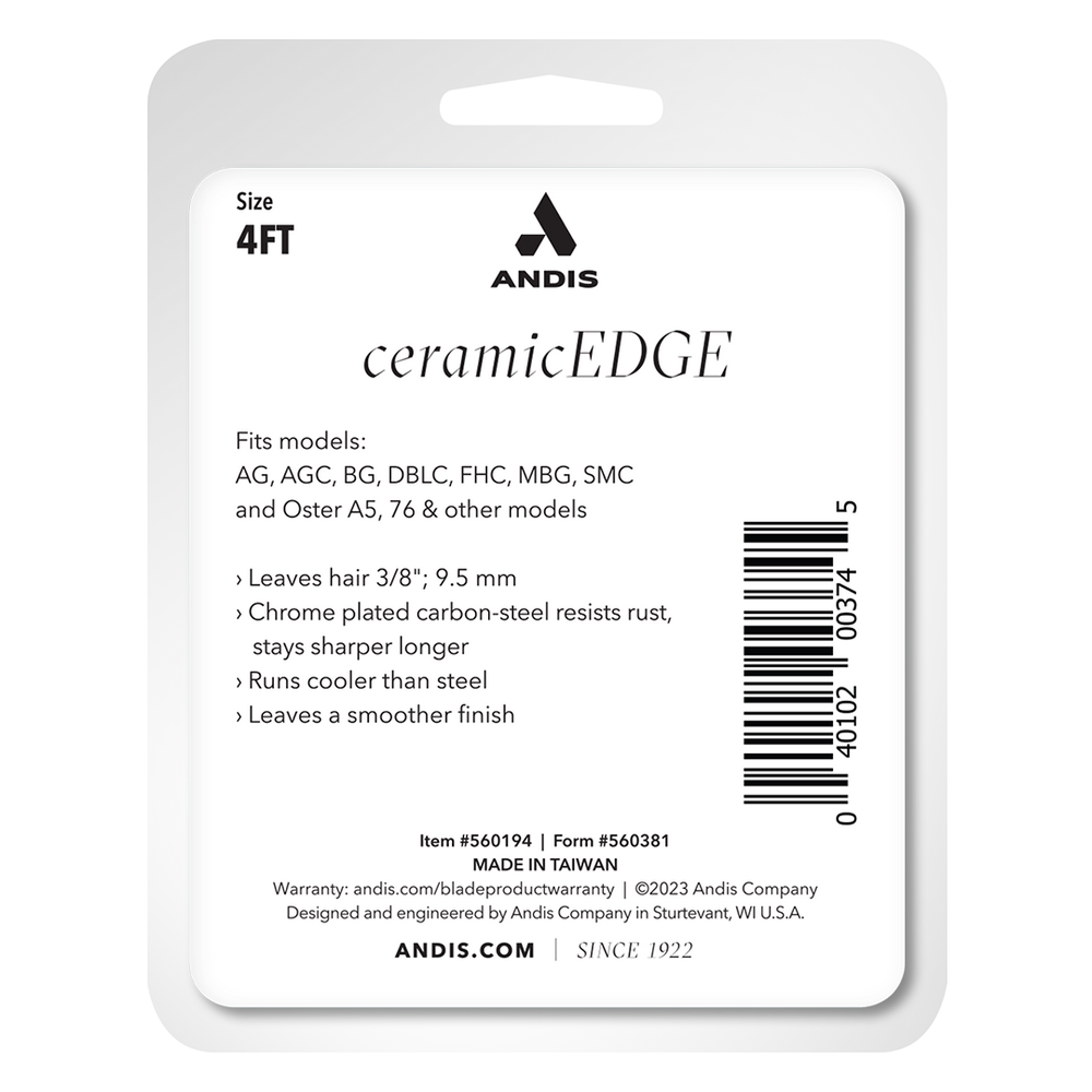 #4FT CeramicEdge Detachable Blade by Andis