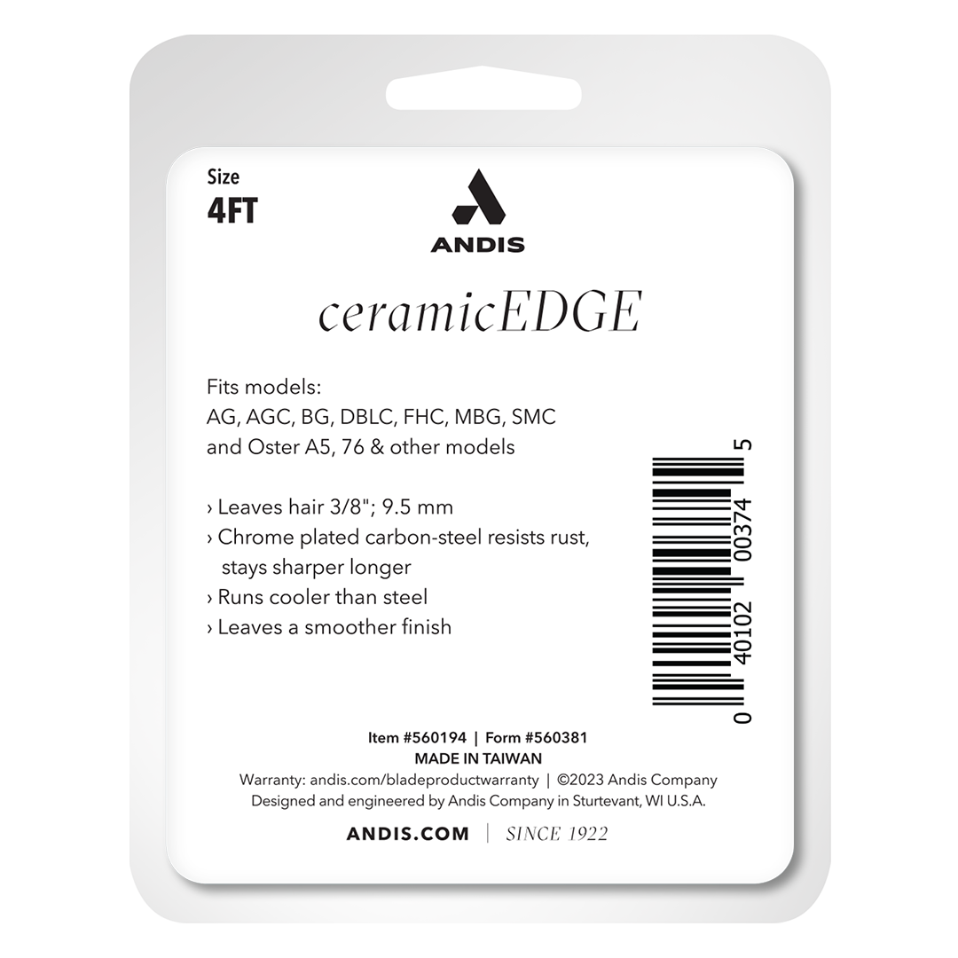 #4FT CeramicEdge Detachable Blade by Andis