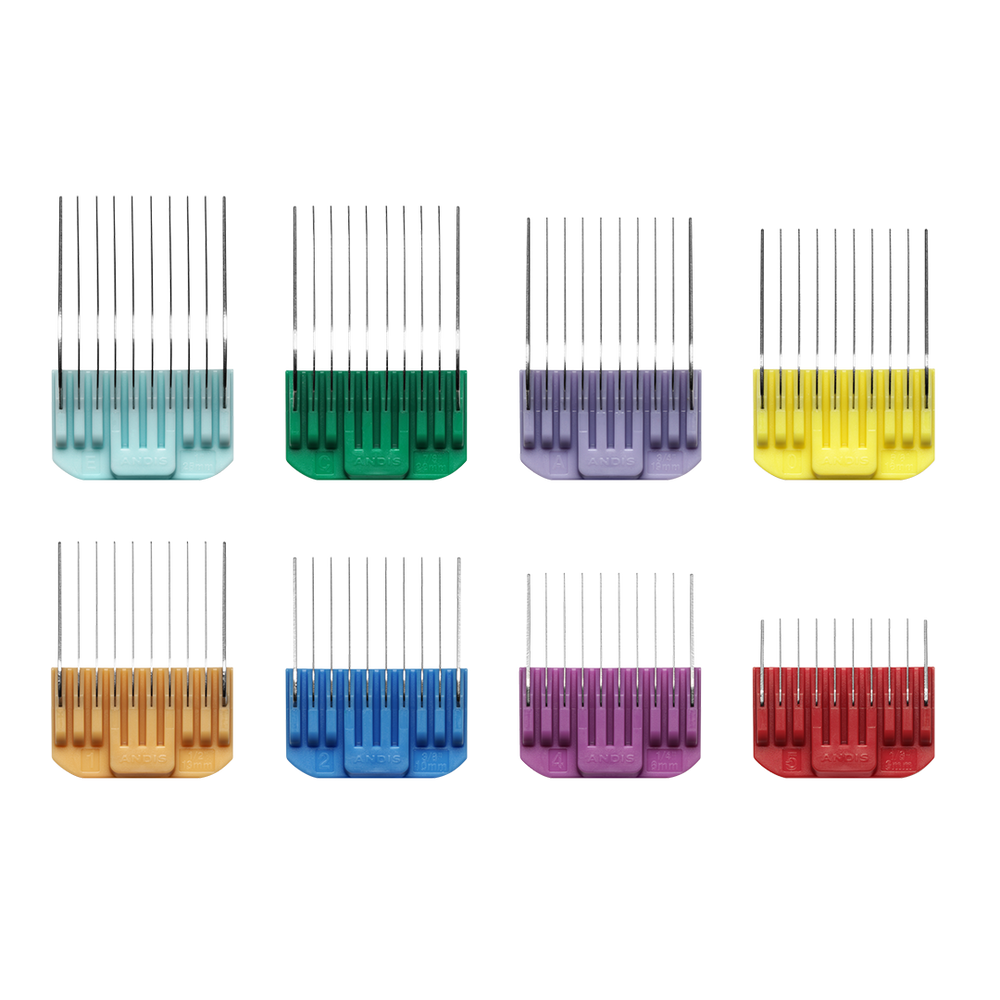 Adjustable Blade 8 Piece Comb Set by Andis