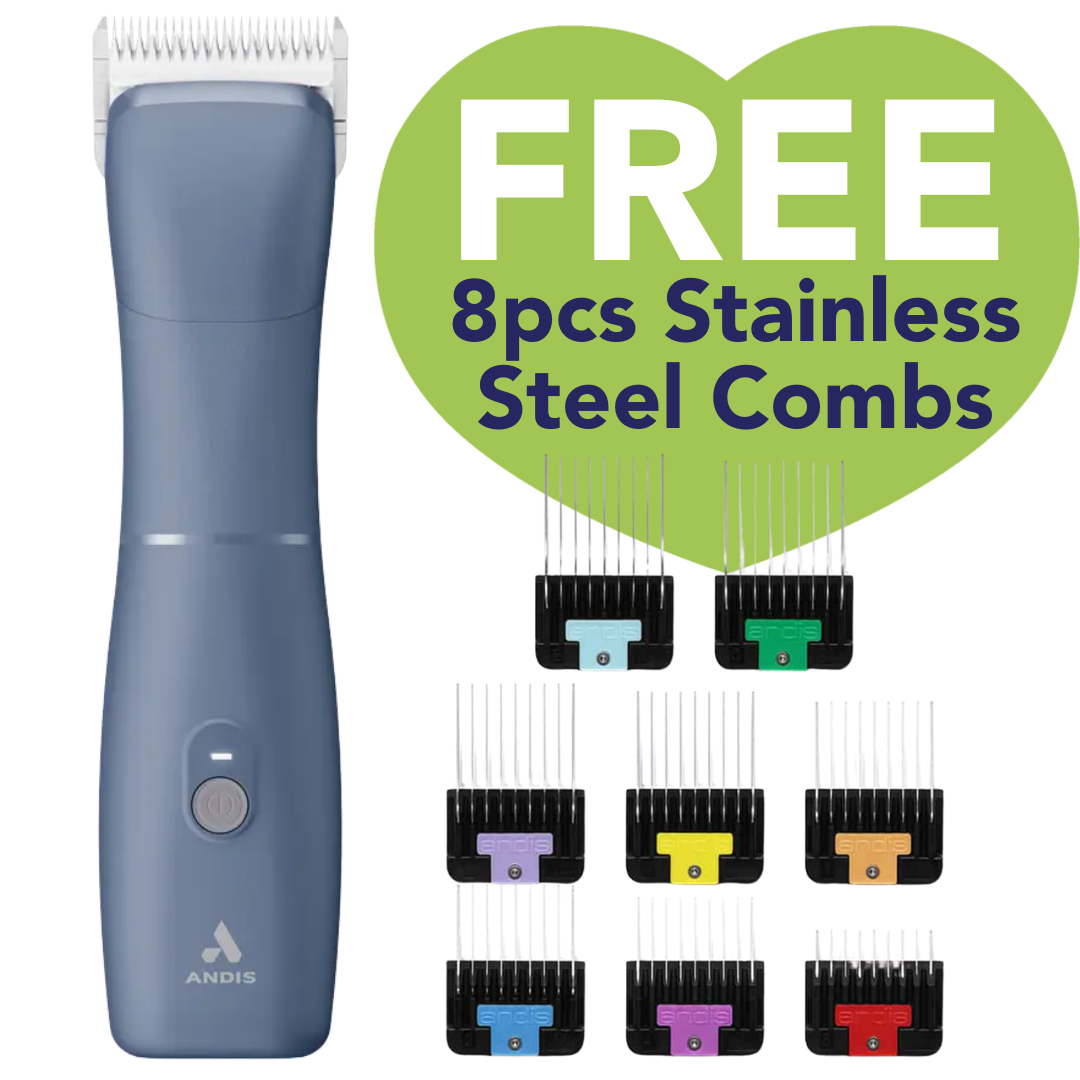Emerge Clipper Blue With a Free Comb Set by Andis