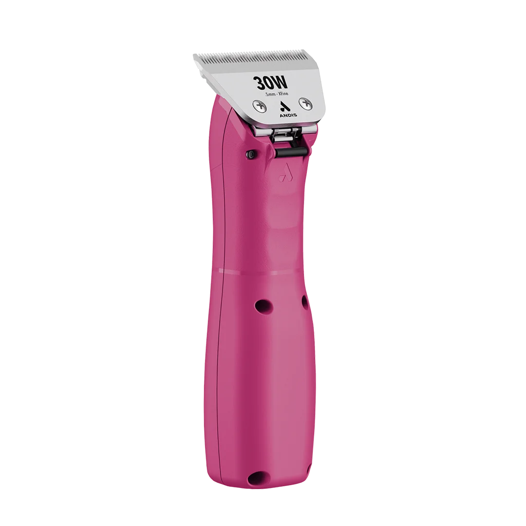 Emerge Pink Clipper #30W and with 4FW and 5FW Blades by Andis