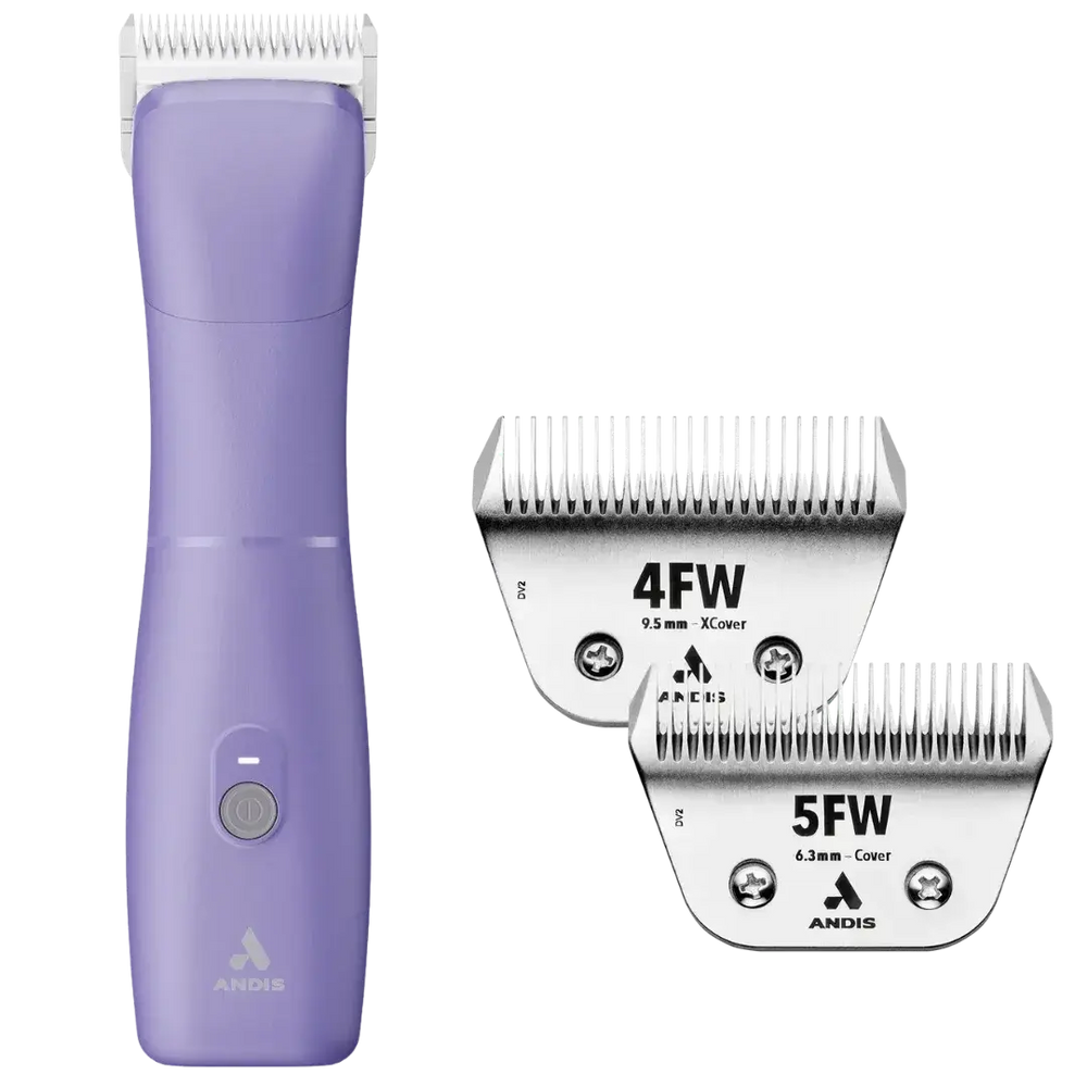 Emerge Purple Clipper with Free 4FW and 5FW Blades by Andis