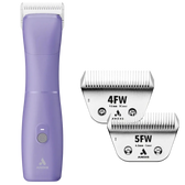 Emerge Purple Clipper with 4FW and 5FW Blades by Andis