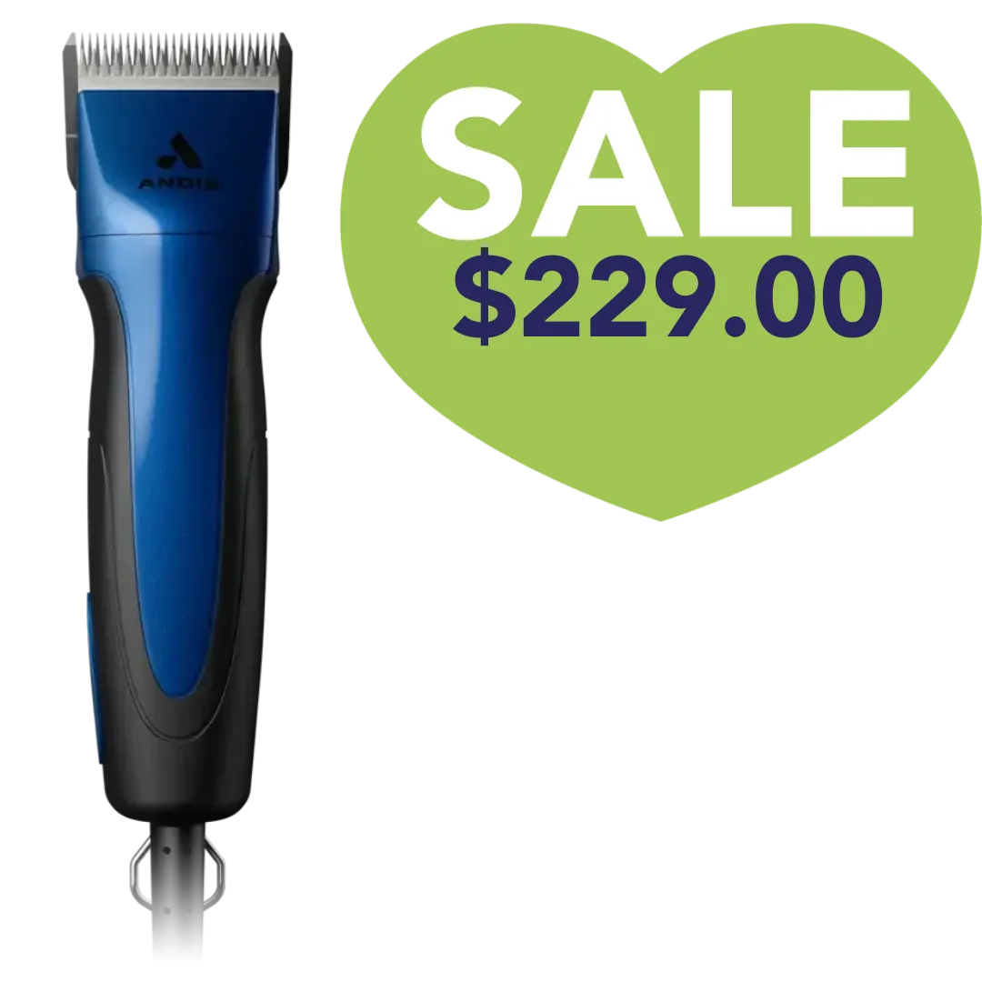 Excel 5-Speed Detachable Blade Clipper Blue by Andis
