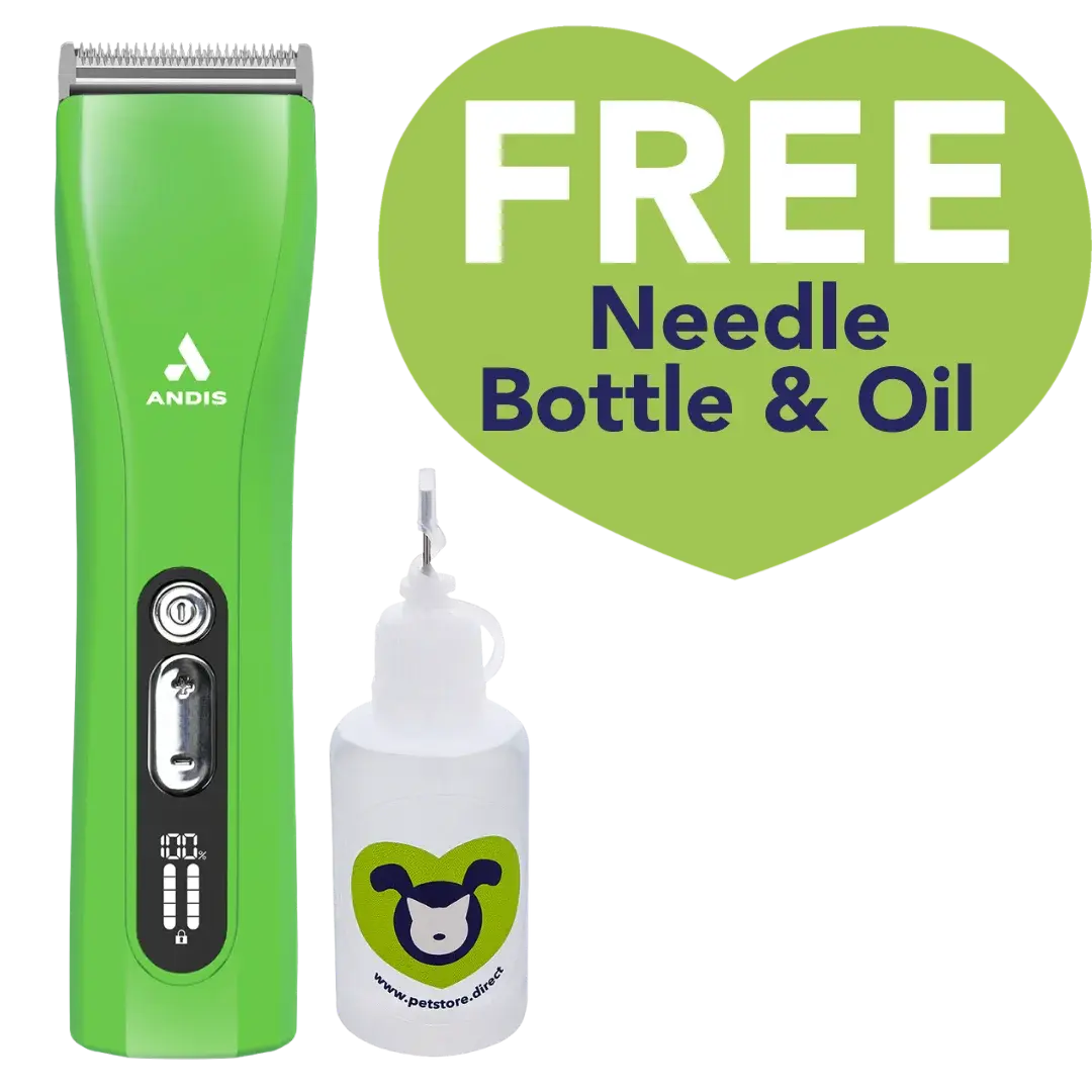 ProClip 5-in-1 Green Clipper with Free PSD Needle Bottle & Oil by Andis