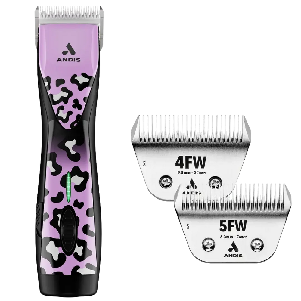 Pulse ZR II Wild Clipper with 4FW and 5FW Blades by Andis