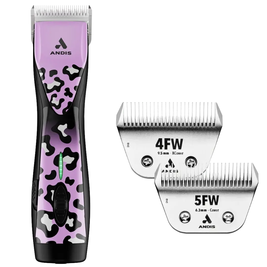 Pulse ZR II Wild Clipper with 4FW and 5FW Blades by Andis