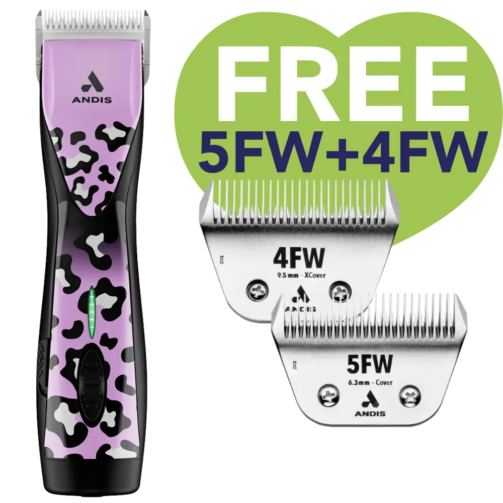 Pulse ZR II Wild Clipper with Free 4FW and 5FW Blades by Andis