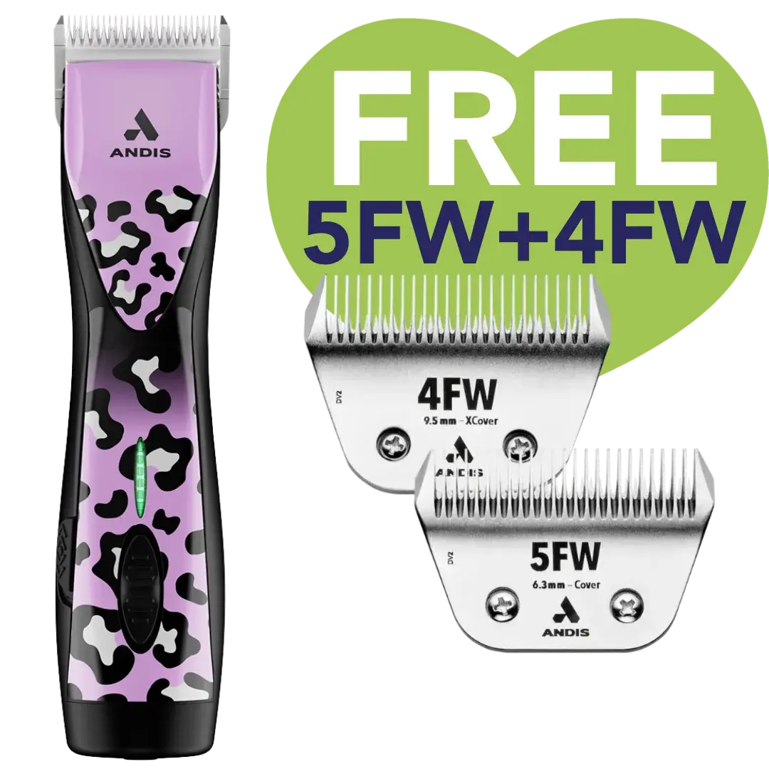 Pulse ZR II Wild Clipper with Free 4FW and 5FW Blades by Andis