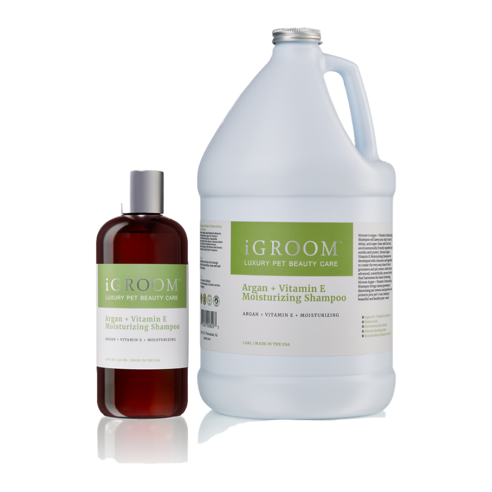 iGroom Argan and Vitamin E Moisturizing Shampoo for Dog