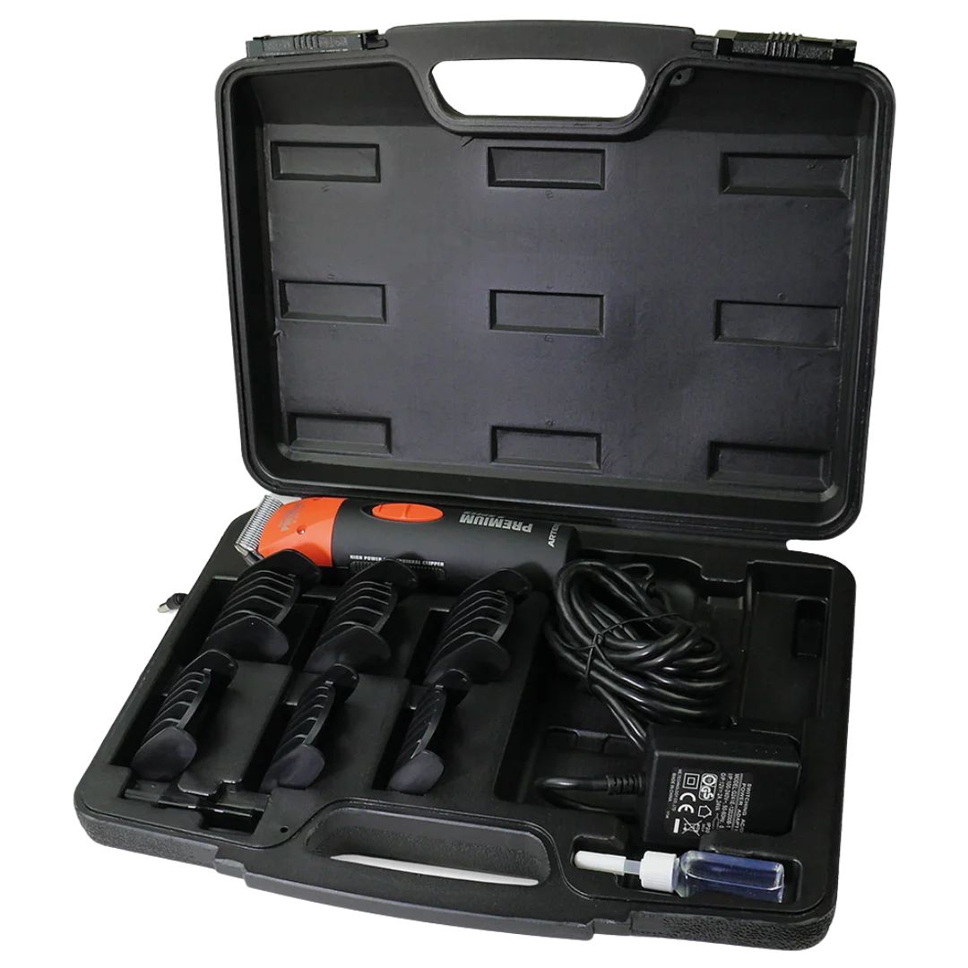 Premium Orange Professional Grooming Two Speed Clipper by Artero