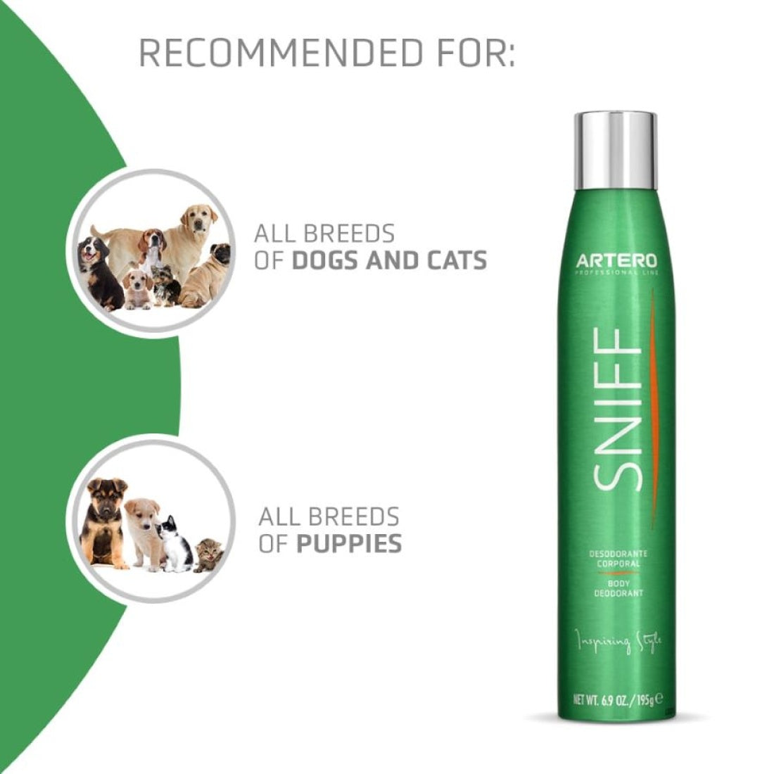 Sniff Deodorant Spray For Dogs by Artero