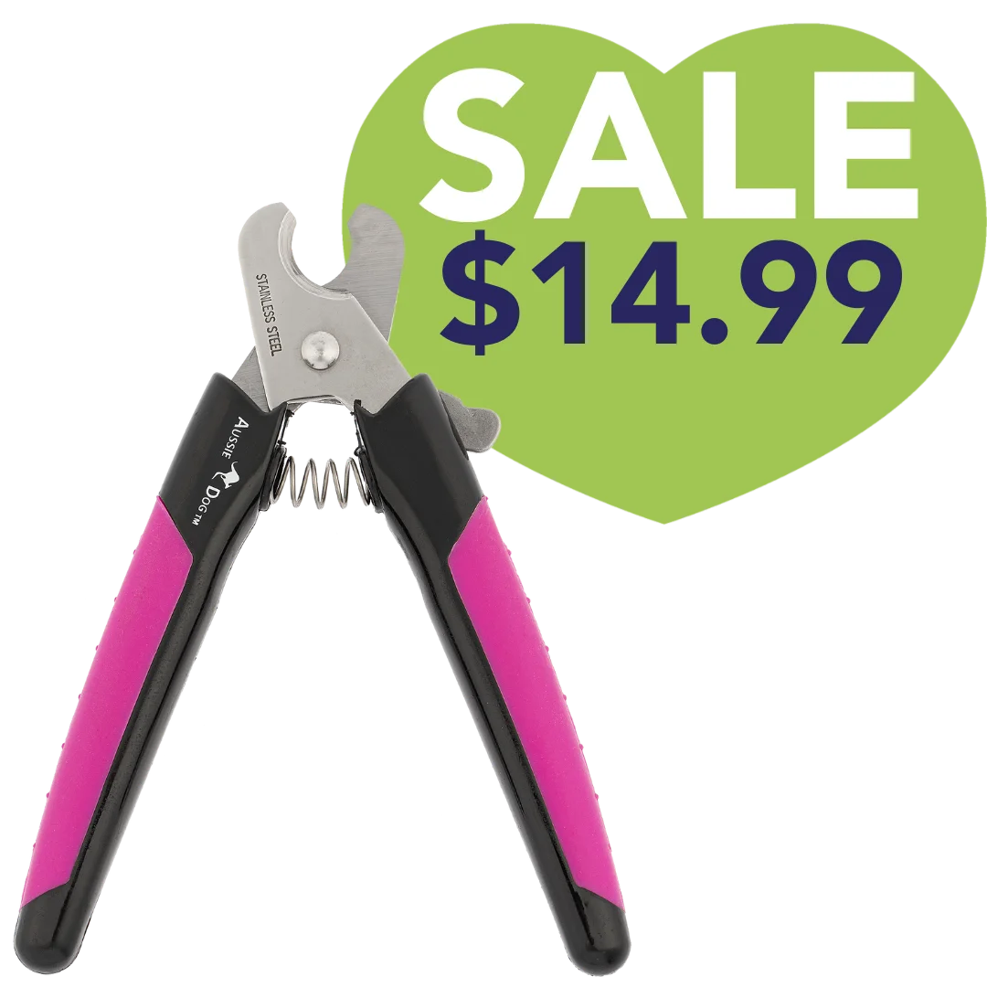 Nail Trimmer Black and Fuschia by Aussie Dog