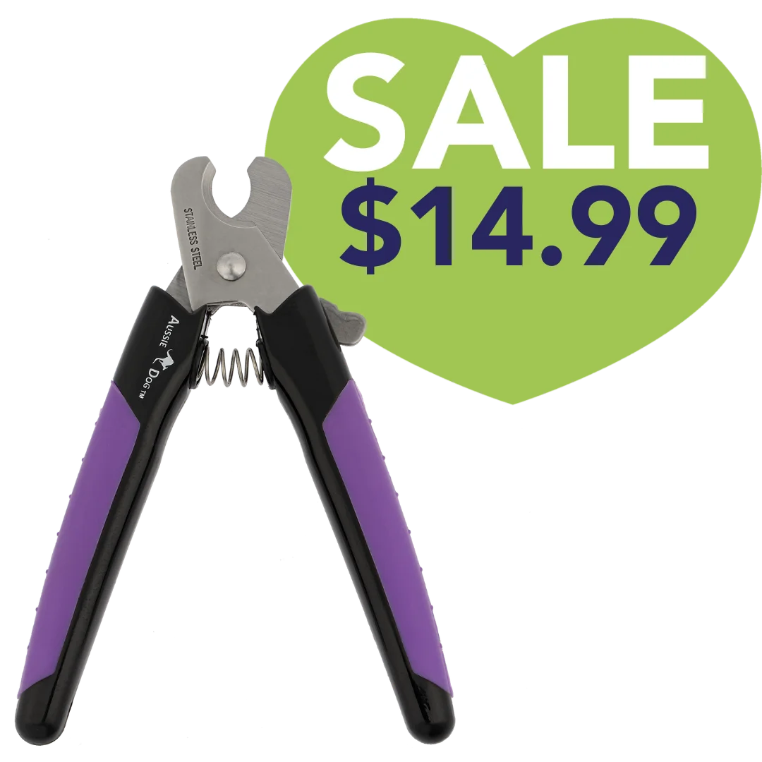 Nail Trimmer Black and Purple by Aussie Dog