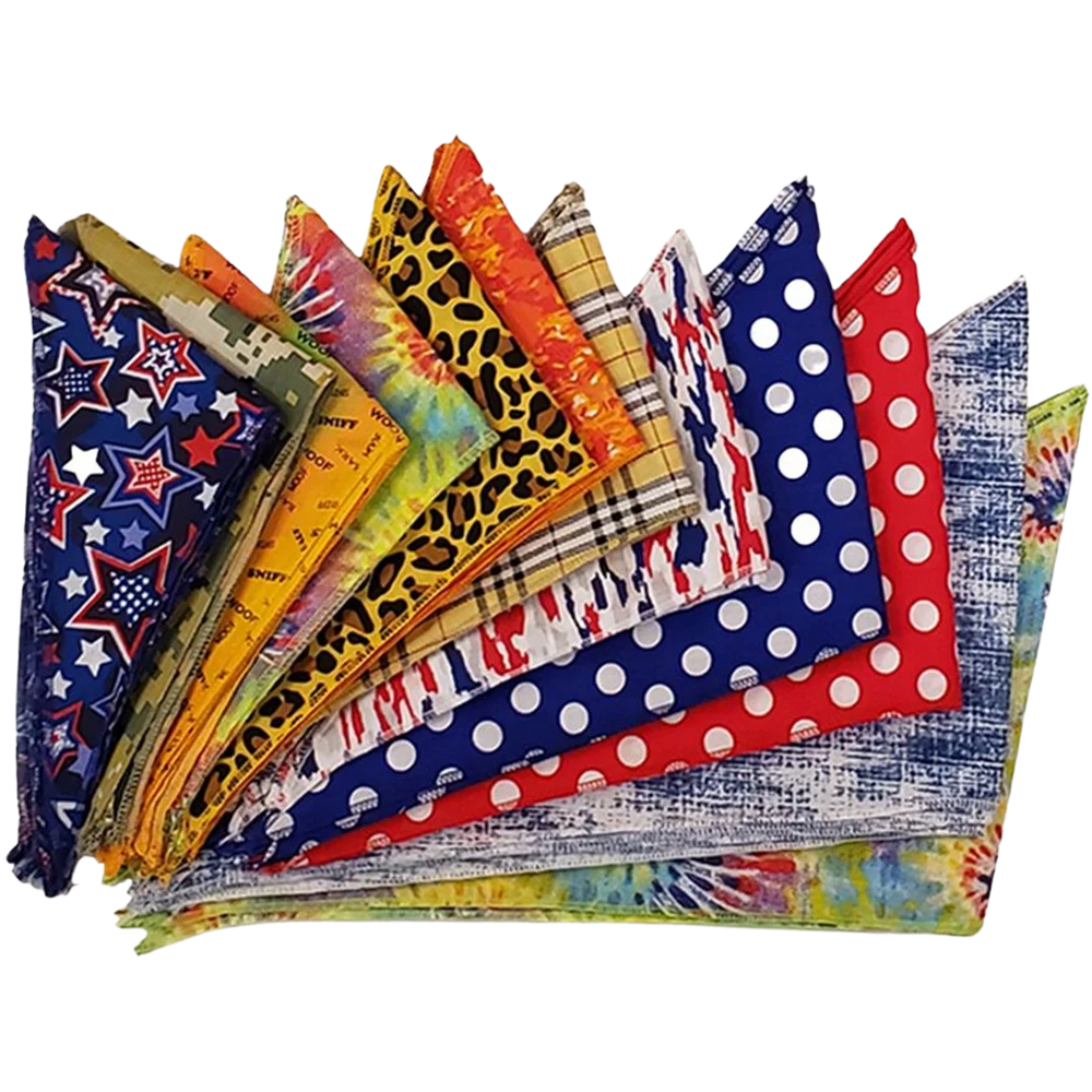 Casual Bandanas - 60 Assorted Sizes and Patterns by Bandanas Unlimited
